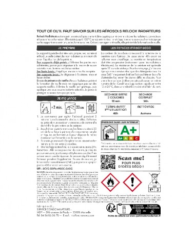 Peinture Relook Radiateurs aérosol - Mat