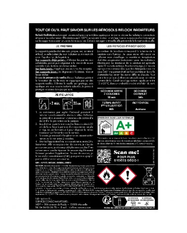 Peinture Relook Radiateurs aérosol - Mat
