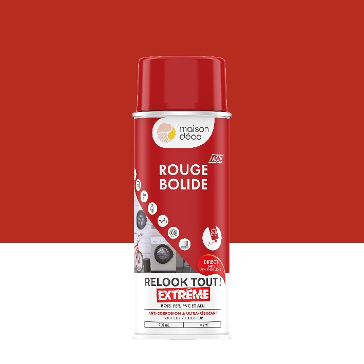 Peinture Relook Tout Extrême - Aspect laqué - Laqué : rouge bolide