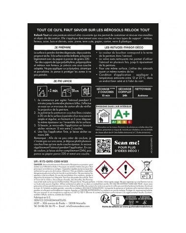 Relook Tout aérosol - Laqué