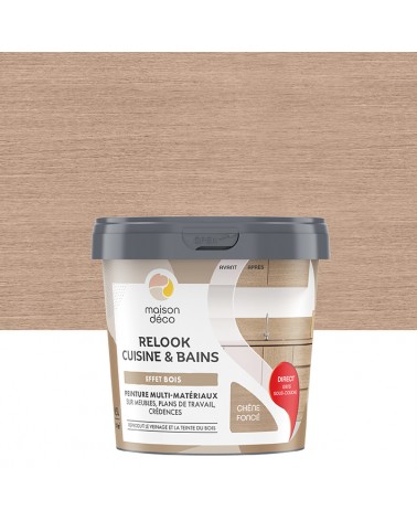  Peinture  - Relook Cuisine et Bains  -  Effet bois