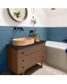  Peinture  - Relook Cuisine et Bains  -  Effet bois - Noyer